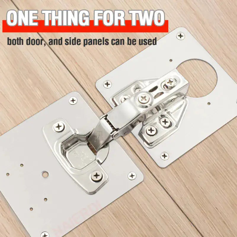 Stainless Steel Furniture Cabinet Door Hinge Repair Plate