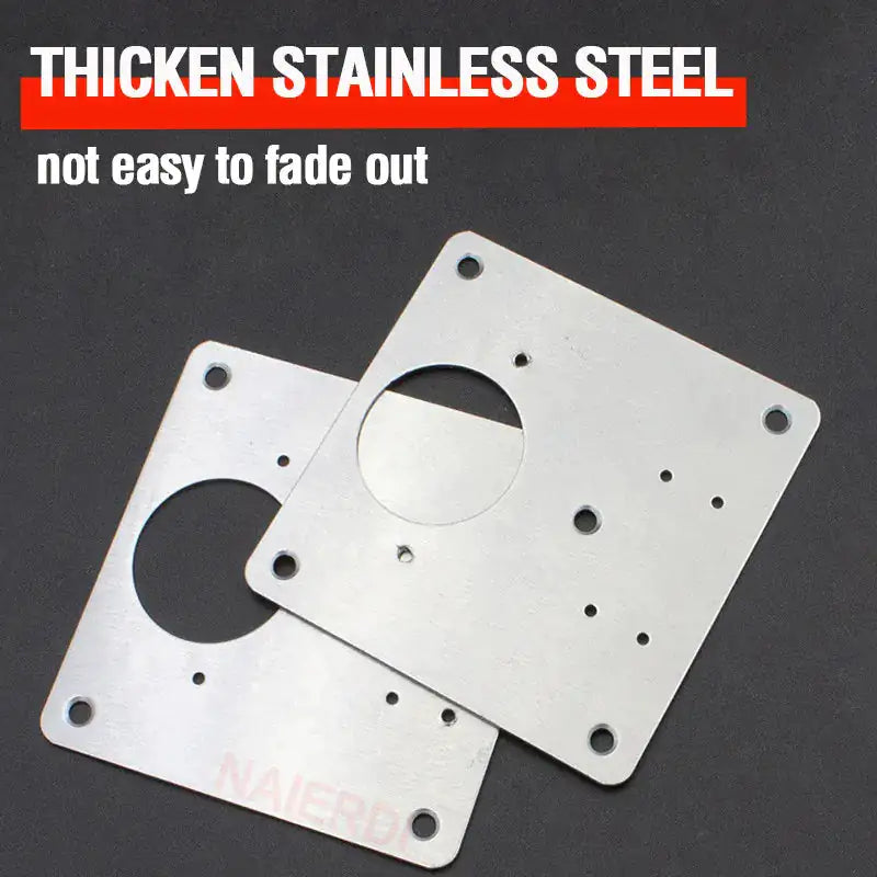 Stainless Steel Furniture Cabinet Door Hinge Repair Plate